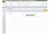 Comment faire pour créer une feuille de calcul de l'inventaire de base avec Excel