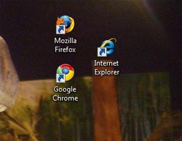 Mozilla, Internet Explorer et Google Chrome