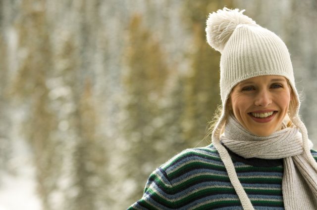 Tricot de laine chapeaux garder la tête au chaud, et encore look élégant.