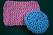 Indications pour tricoter Pot Scrubbers en nylon filet
