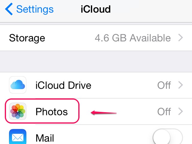 Photos comptent pour votre espace de stockage iCloud.
