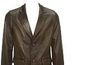 Hommes's cowhide leather blazer