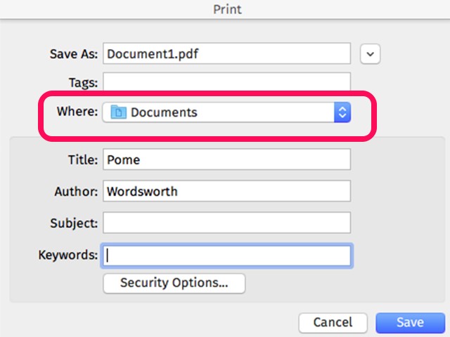 Faire une note mentale de l'endroit où votre PDF est enregistré de sorte que vous pouvez rapidement récupérer.