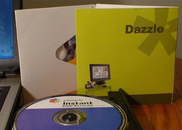 Chargement de disquettes d'installation Dazzle