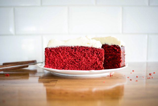 Délicieux gâteau Red Velvet Pound