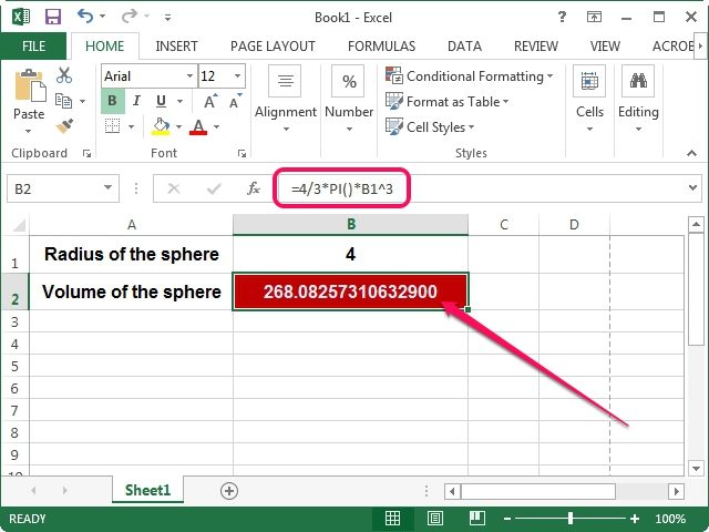 Vous pouvez utiliser la fonction PI () dans une formule Excel.